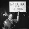 Demonstration against Hubert Humphrey, New York City, October 9th, 1968. Photo by David Fenton