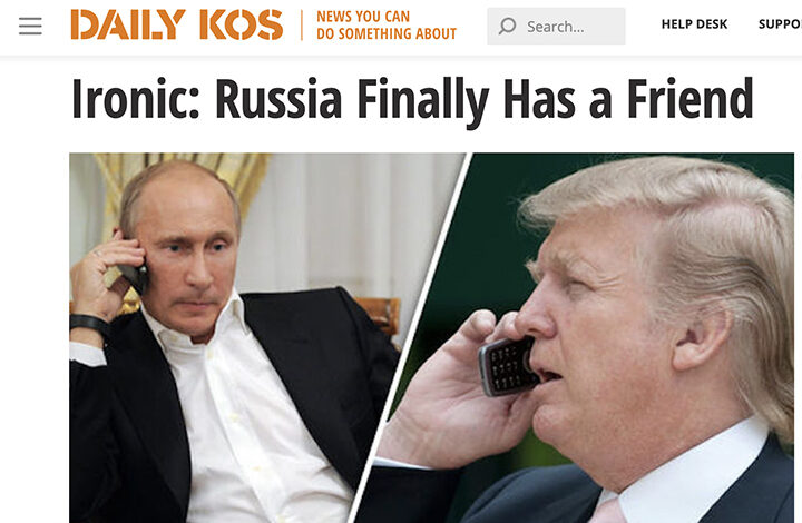 Ironic: Russia Finally Has a Friend